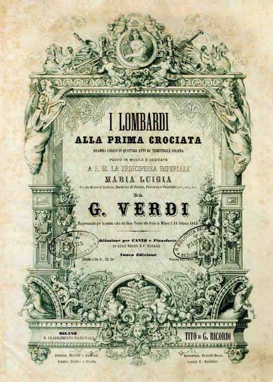 Trama opera I lombardi alla prima crociata di Giuseppe Verdi