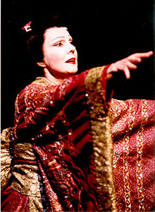 Raina Kabaivanska nei panni di Madama Butterfly che ha cantato in oltre 400 recite in tutto il mondo